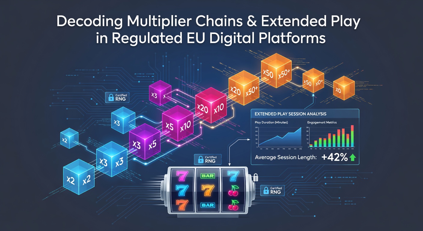 Illustration von Multiplikator-Ketten in digitalen Walzenspielen auf europäischen Plattformen
