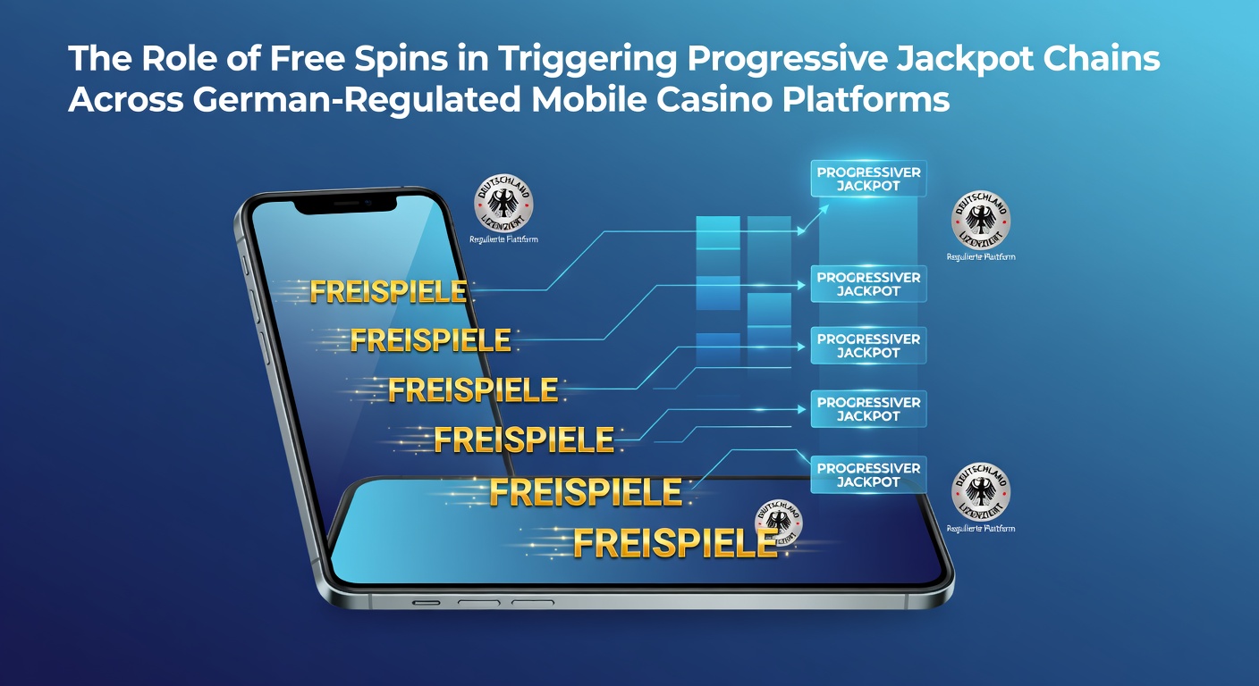 Darstellung von Freispielen und progressiven Jackpot-Ketten in deutschen mobilen Casinos