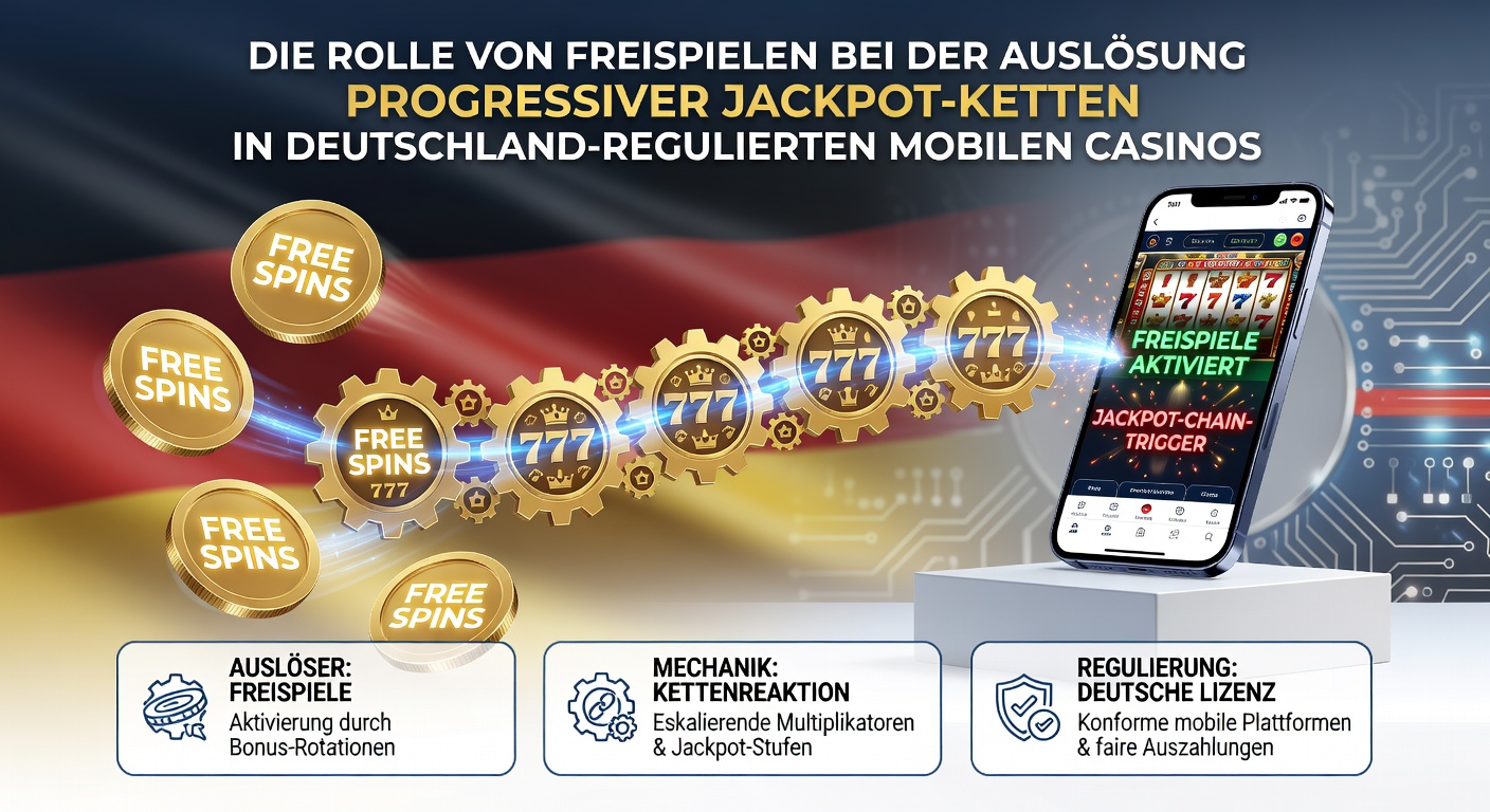 Mobile Casino-App zeigt progressive Jackpot-Auslösung nach Freispielen